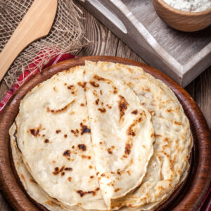 Chapati (2 Stück), Fladenbrot auch Ruchmehl