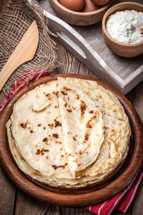 Chapati (2 Stück), Fladenbrot auch Ruchmehl